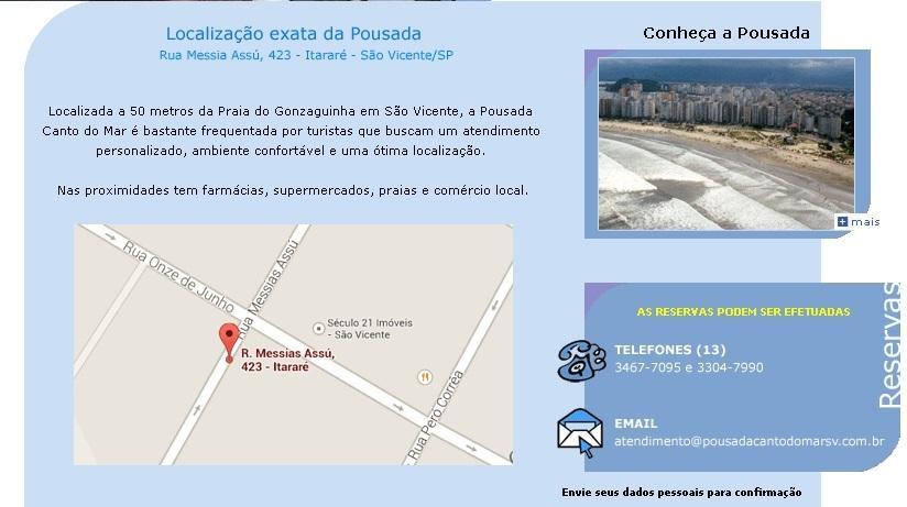 Pousada Canto Do Mar São Vicente Zewnętrze zdjęcie